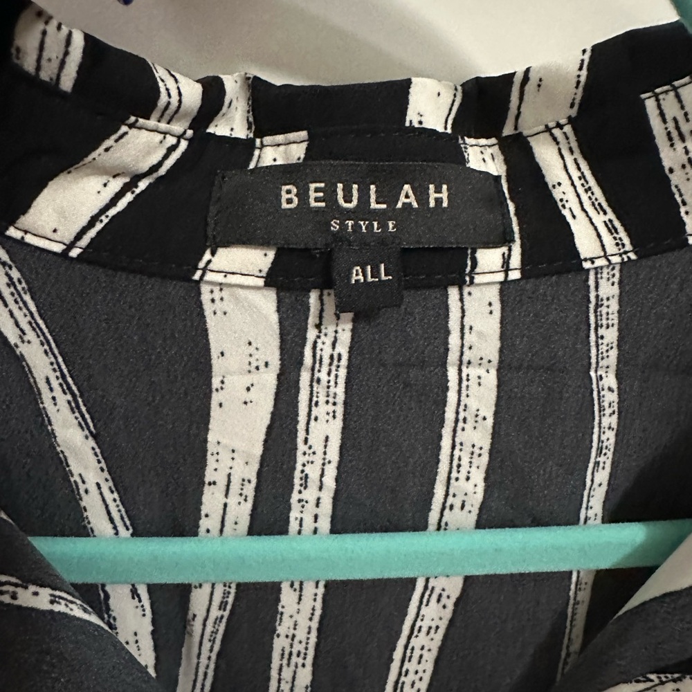 Beulah Monochrome Striped Dress - Picture 3 of 5